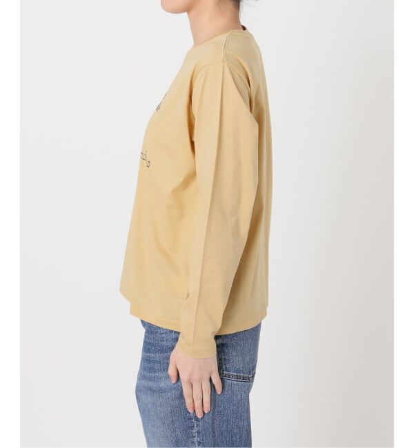 Spick and Span「La Hutte / ラ ユット 別注ロゴ刺しゅう L/S Tee*」|Tシャツ・カットソー|