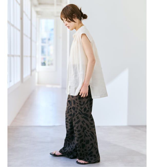 Spick and Span「ラミーコットンギャザーブラウス」|シャツ・ブラウス|