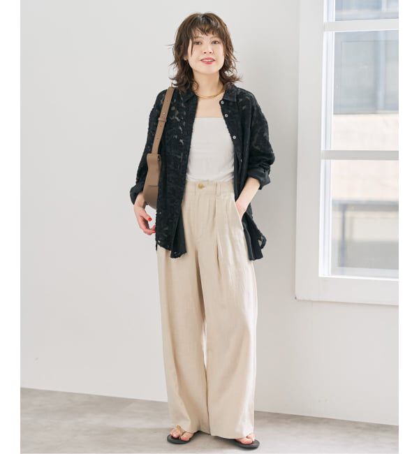 Spick and Span「《新色有り / 追加予約》シアージャガードシャツ」|シャツ・ブラウス|
