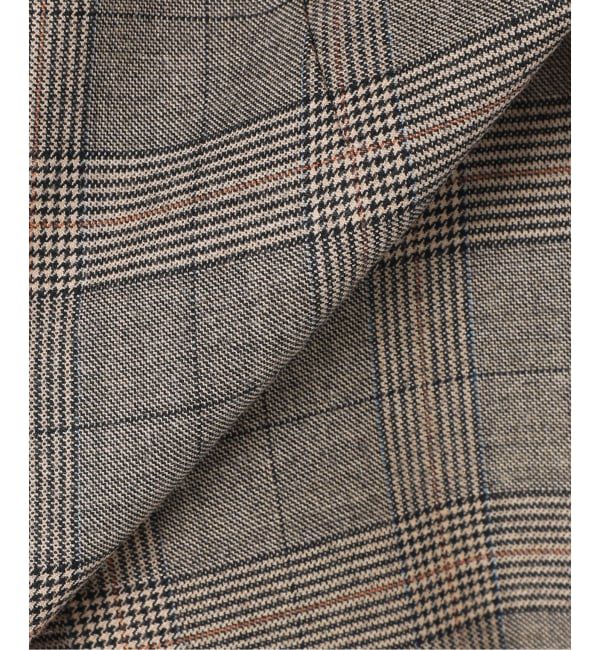 Spick and Span「《セットアップ可 / 予約》ウールブレンドグレンチェックジャケット」|テーラードジャケット|