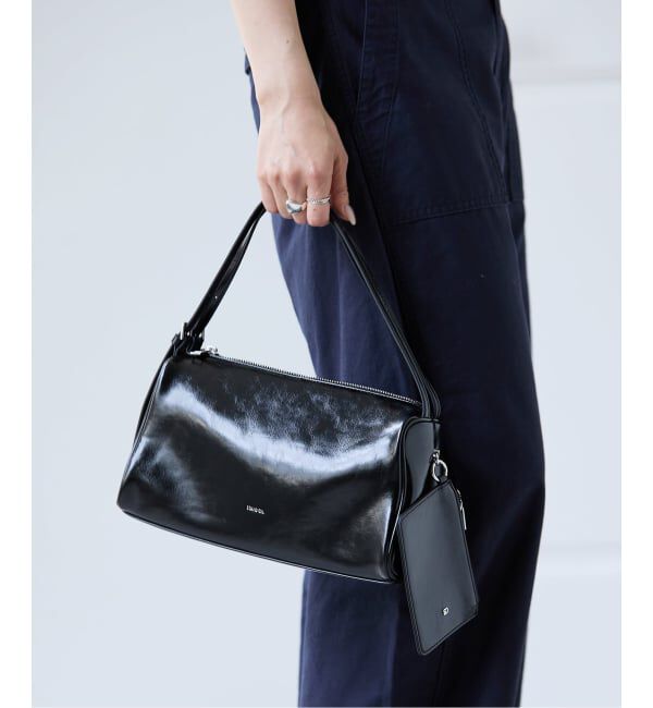 U by SPICK&SPAN「《追加予約》STAND OIL / スタンドオイル Melly Bag」|ハンドバッグ|ブラック