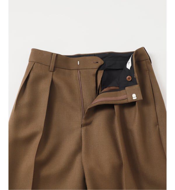 Glyph「《予約 / 一部店舗+WEB限定》Double-Pleated Trousers」|スラックス|