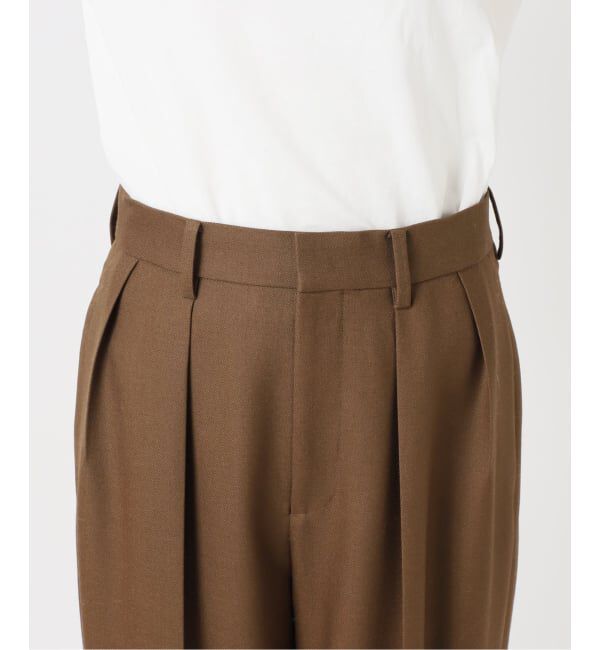 Glyph「《予約 / 一部店舗+WEB限定》Double-Pleated Trousers」|スラックス|