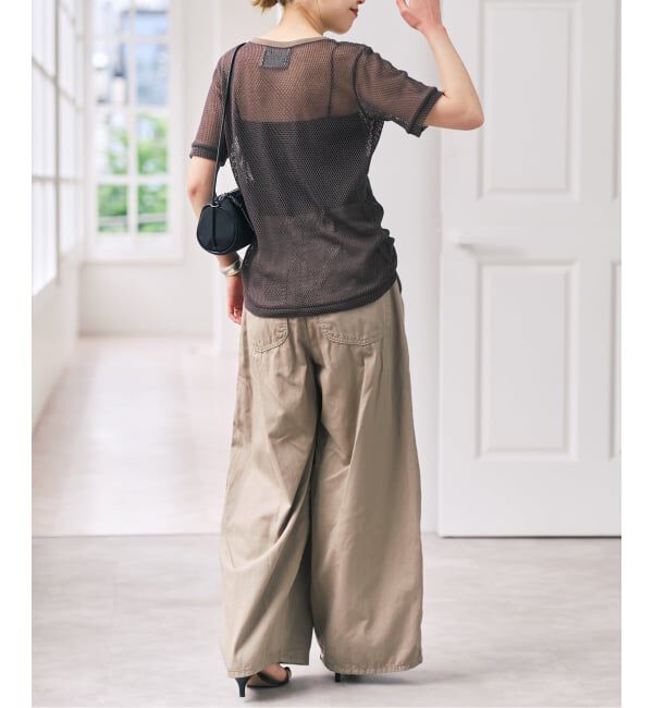 Spick and Span「ACASAM / アカサム メッシュヘンリー」|Tシャツ・カットソー|