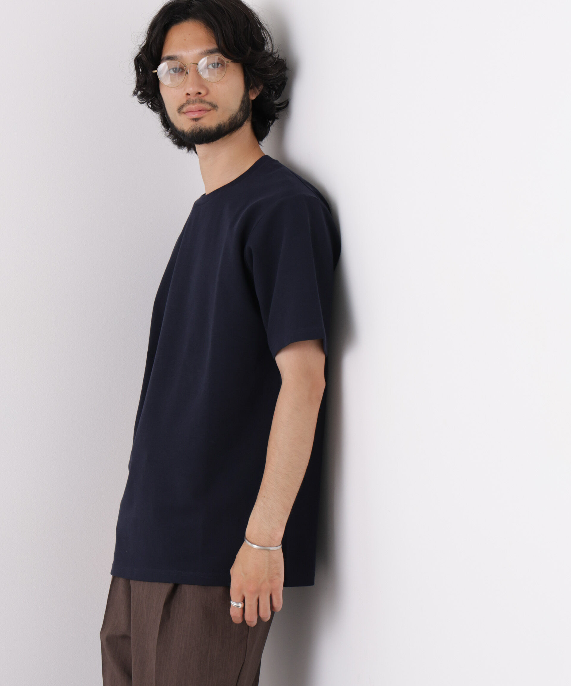 nano･universe「60サーフニットTシャツ 半袖」|Tシャツ・カットソー|