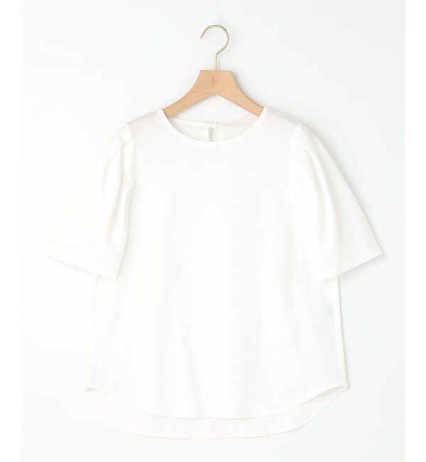 組曲「【洗える・接触冷感】タックスリーブポンチ カットソー」|Tシャツ・カットソー|