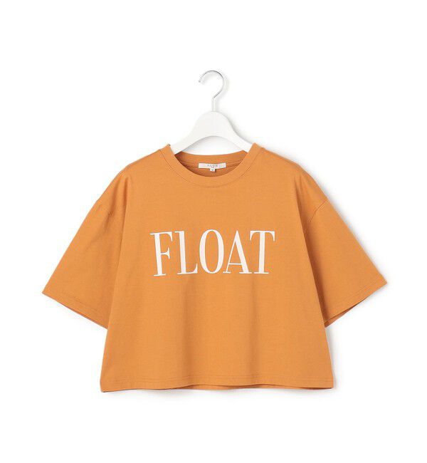 23区「【SLOW/一部店舗限定】ヴィンテージライクジャージー クロップド ロゴ Tシャツ」|Tシャツ・カットソー|
