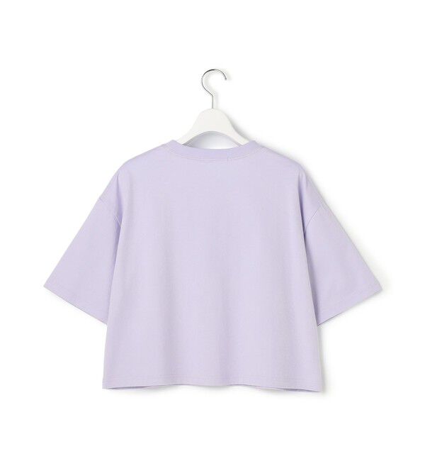 23区「【SLOW/一部店舗限定】ヴィンテージライクジャージー クロップド ロゴ Tシャツ」|Tシャツ・カットソー|