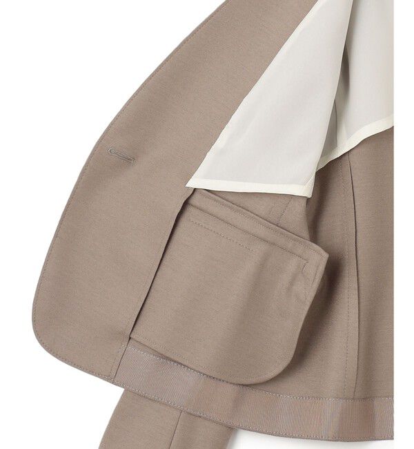 BEIGE,「CORBY / ノーカラージャケット」|ノーカラージャケット|