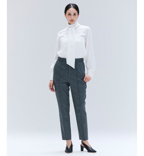 BEIGE,「【セットアップ対応】CORBY / ウールピンタックバックサイドゴムパンツ」|その他|