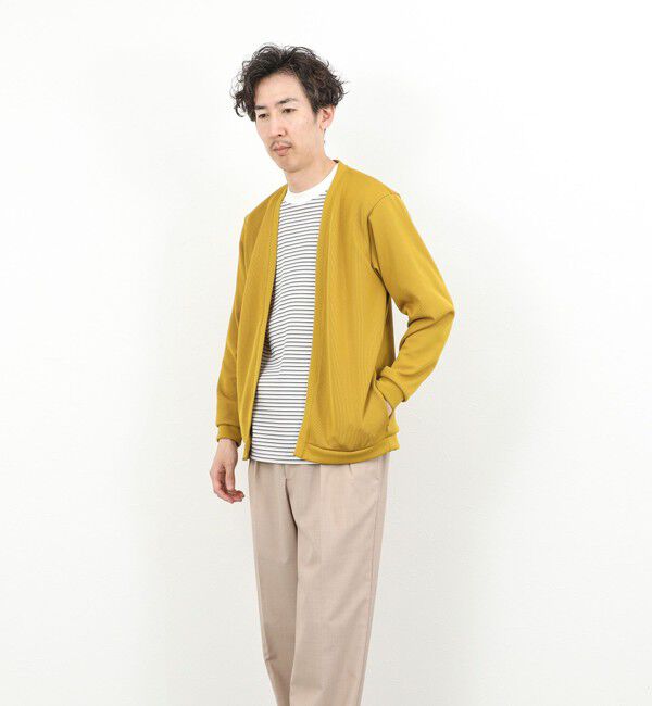 NOLLEY'S goodman「針抜きジャージ ボタンレスカーディガン 26SS」|カーディガン|