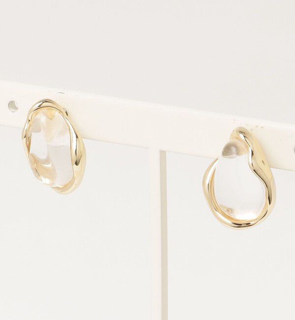 fredy emue「フェイクストーンチタンポストピアス」|ピアス|