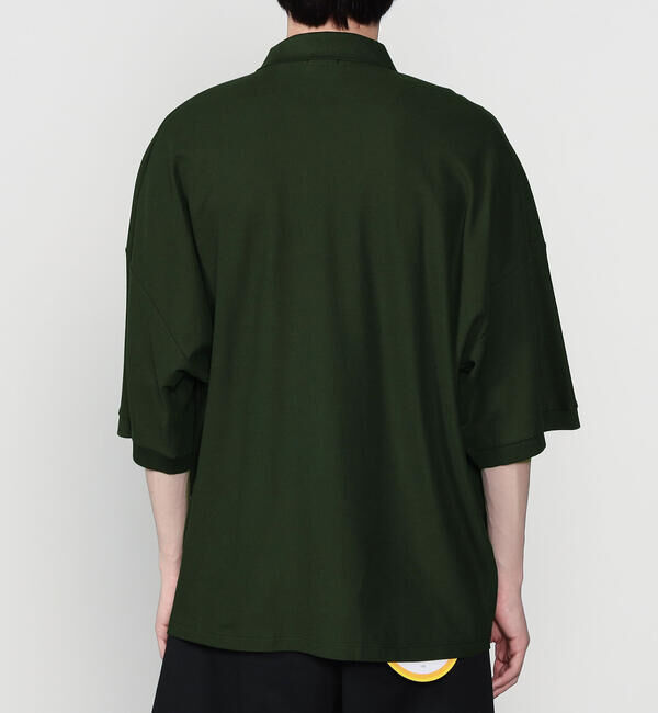  「handvaerk | コットンピケ ビッグポロシャツ MEN」|ポロシャツ|