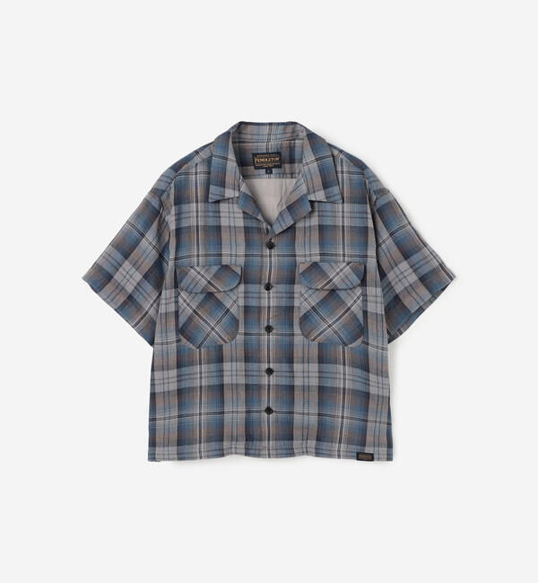  「PENDLETON | オープンカラー 半袖シャツ WOMEN」|シャツ・ブラウス|