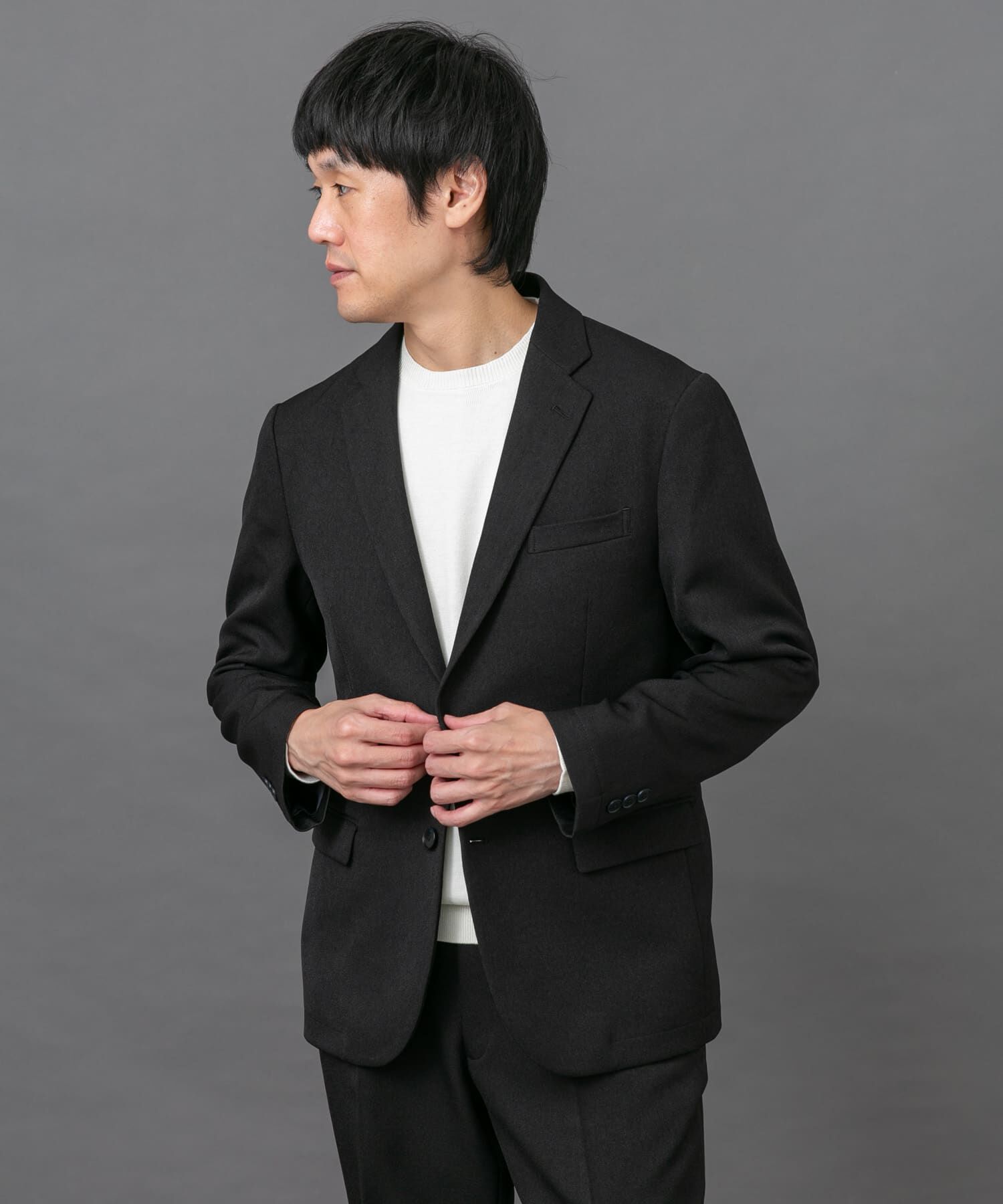 URBAN RESEARCH DOORS「LIFE STYLE TAILOR　ブラッシュドツイルストレッチジャケット」|その他|