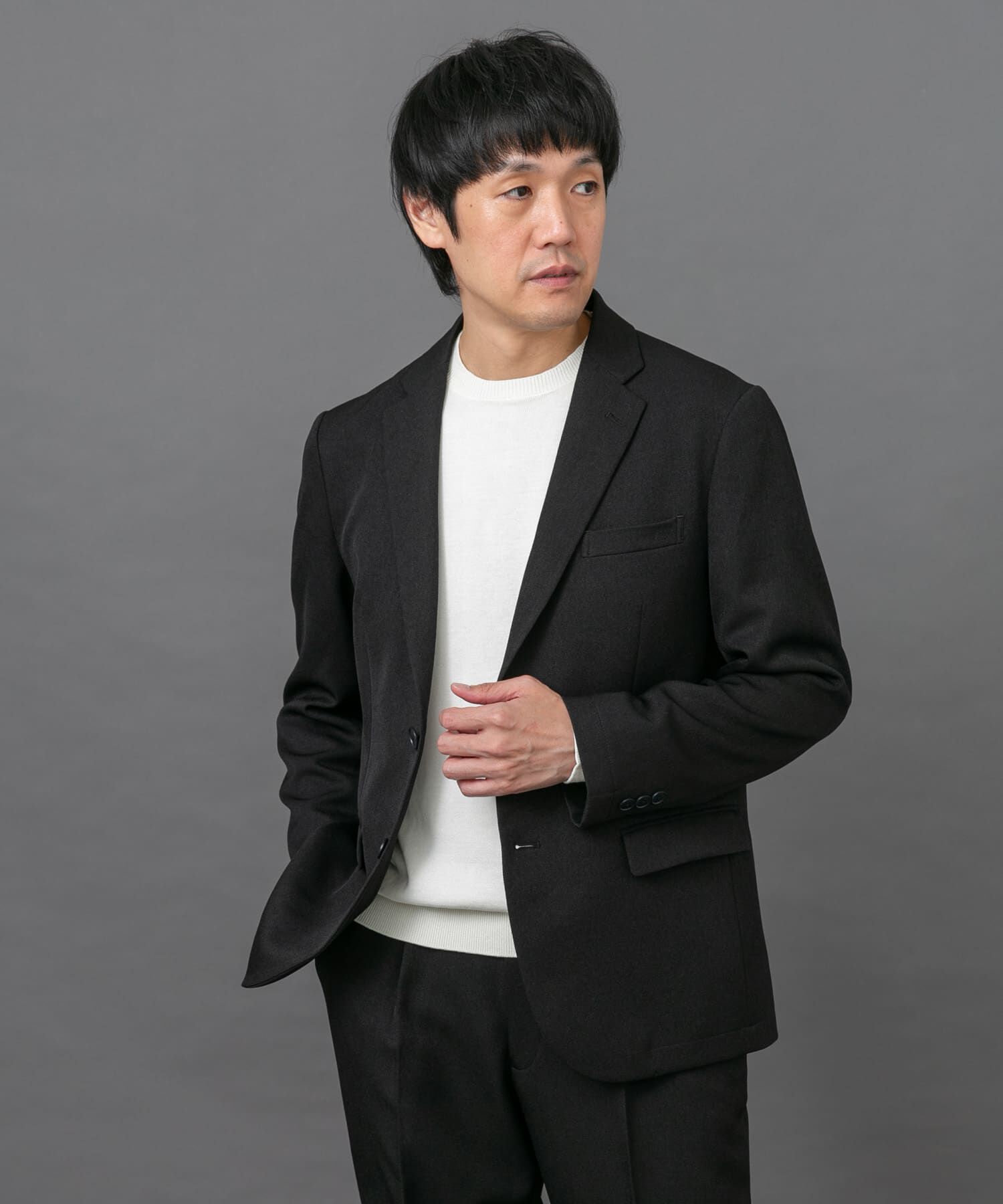 URBAN RESEARCH DOORS「LIFE STYLE TAILOR　ブラッシュドツイルストレッチジャケット」|その他|