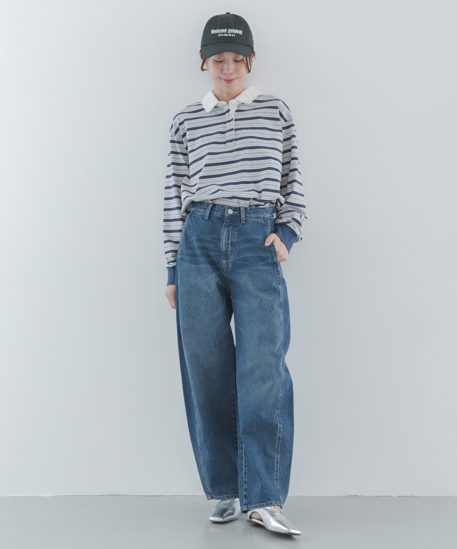 Sonny Label 「シームデザインバレルデニム」|デニム|