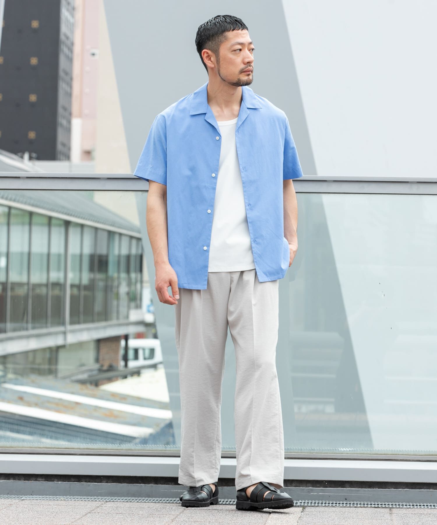 URBAN RESEARCH ROSSO「『ｲｰｼﾞｰｹｱ / XLｻｲｽﾞあり』ｱｰﾊﾞﾝﾘﾗｯｸｽﾘﾈﾝｵｰﾌ  」|シャツ・ブラウス|