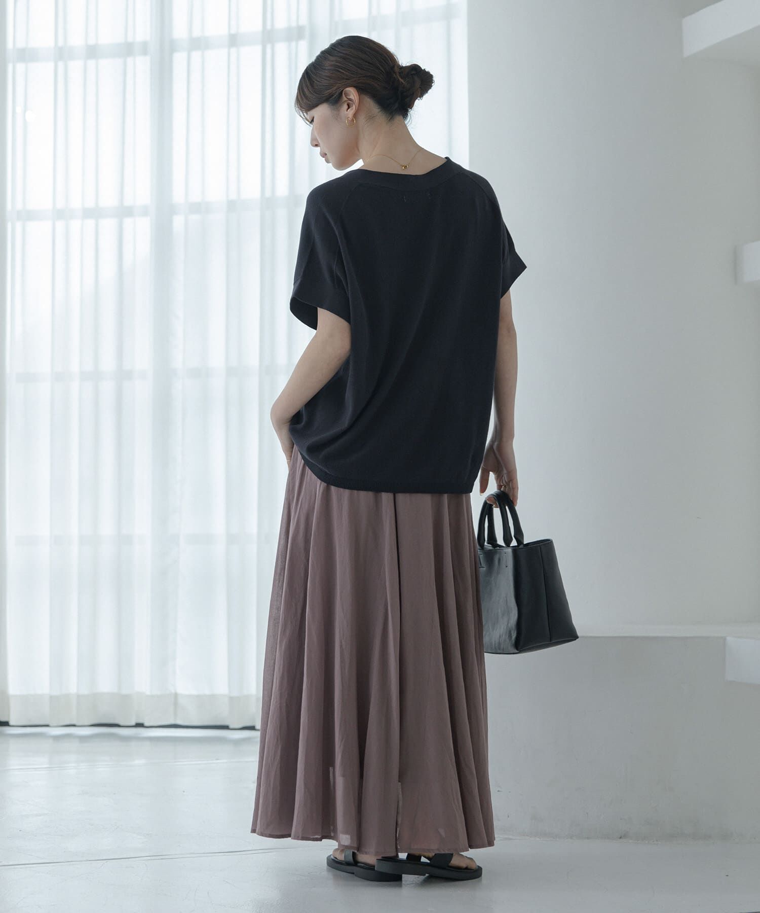 Sonny Label 「エアリーコットンボイルフレアスカート」|スカート|