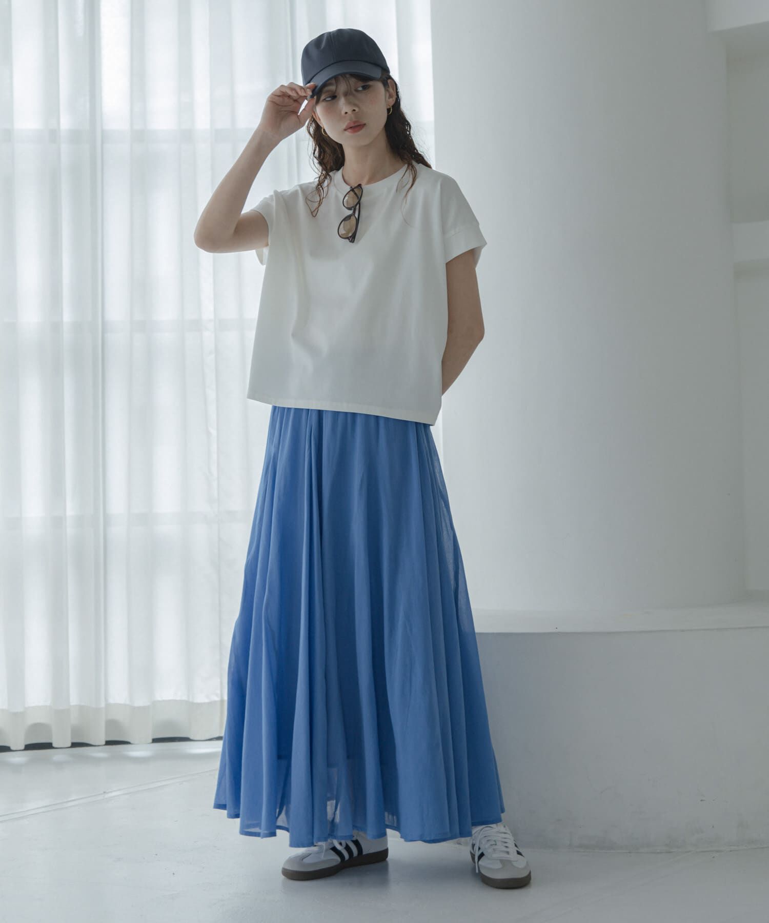 Sonny Label 「エアリーコットンボイルフレアスカート」|スカート|