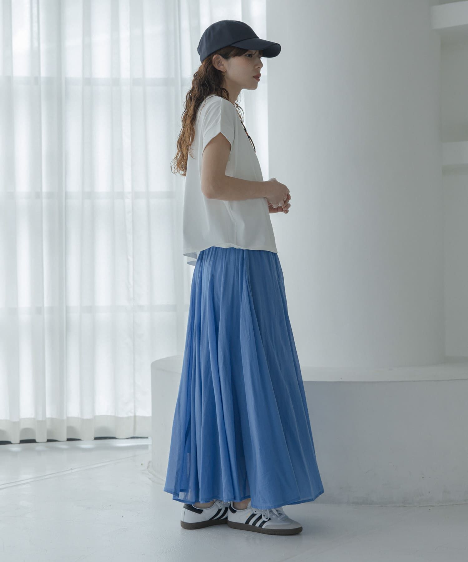 Sonny Label 「エアリーコットンボイルフレアスカート」|スカート|