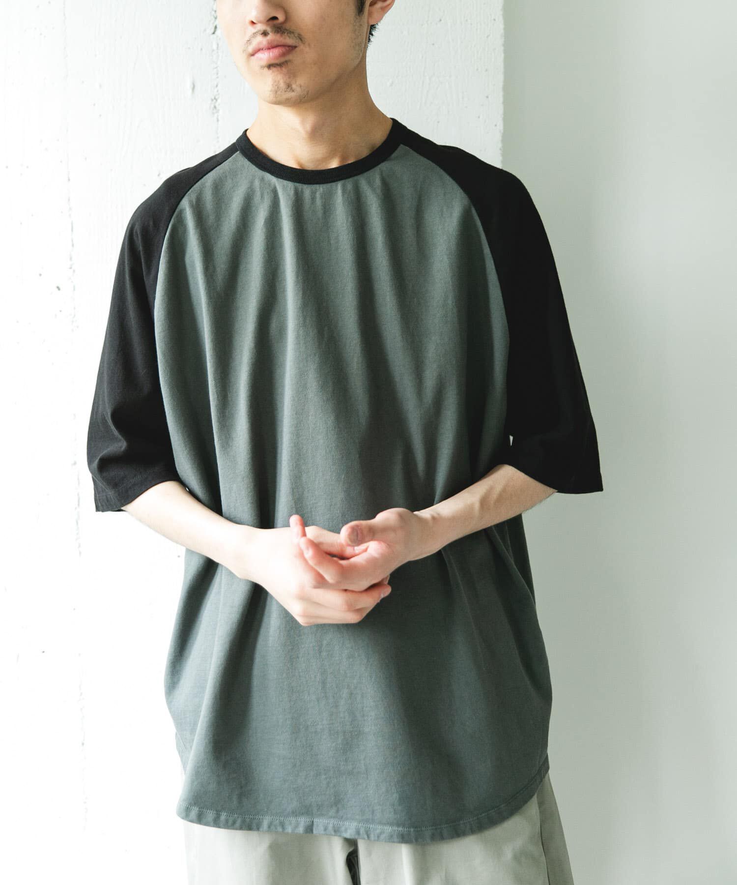 URBAN RESEARCH DOORS「Grow Organic ベースボールTシャツ」|Tシャツ・カットソー|