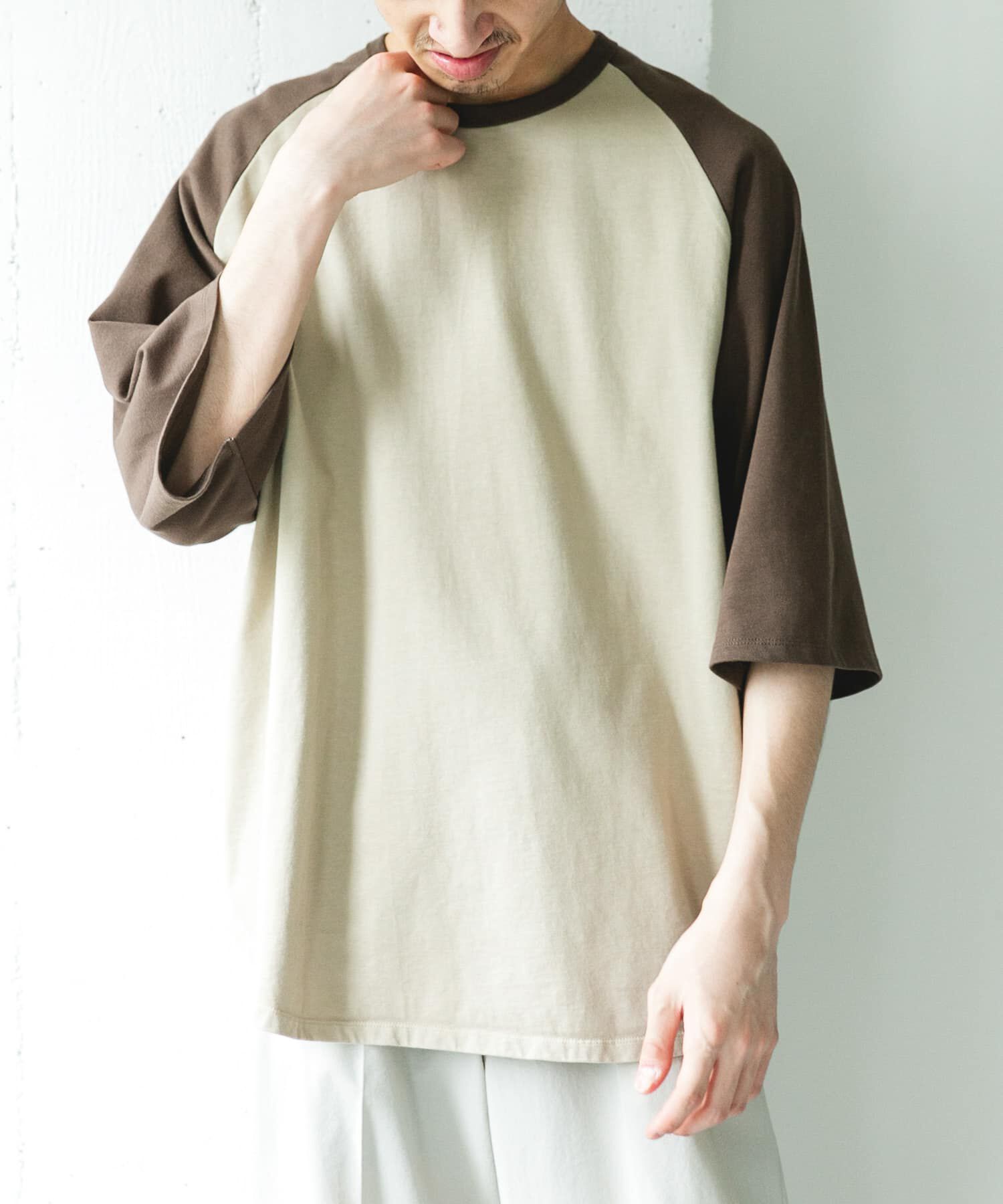 URBAN RESEARCH DOORS「Grow Organic ベースボールTシャツ」|Tシャツ・カットソー|