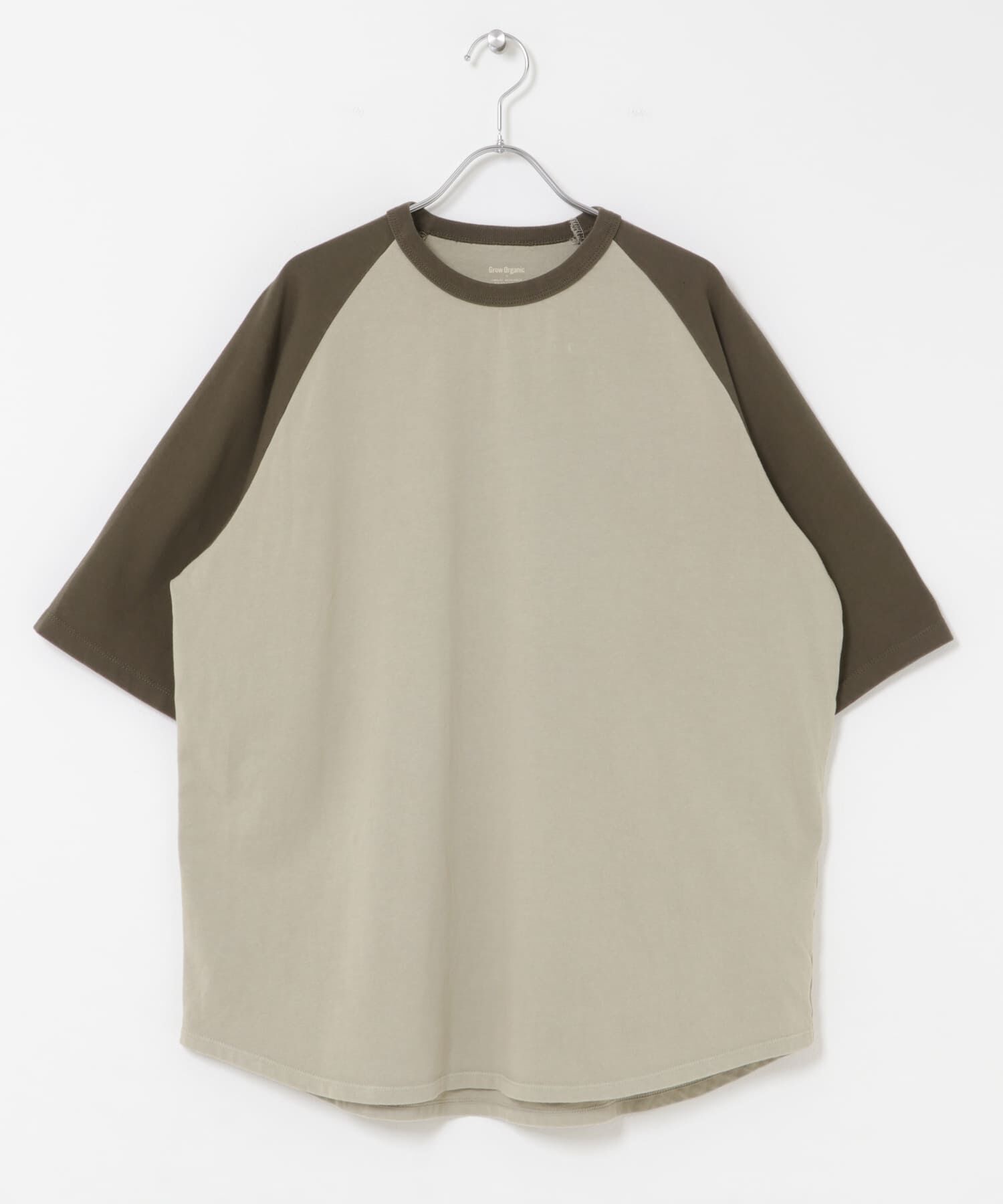 URBAN RESEARCH DOORS「Grow Organic ベースボールTシャツ」|Tシャツ・カットソー|