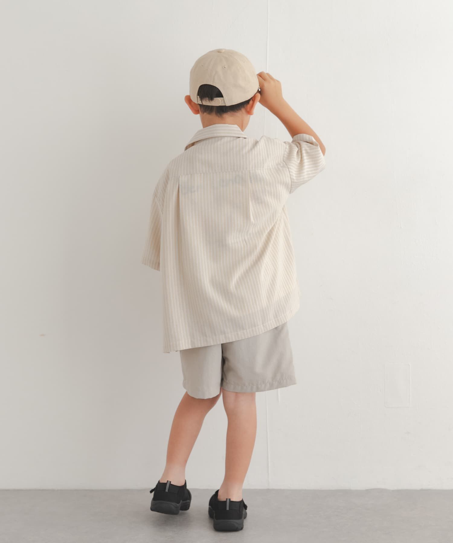 URBAN RESEARCH DOORS「『150サイズあり』ロゴ刺繍ストライプシャツ(KIDS)」|その他|