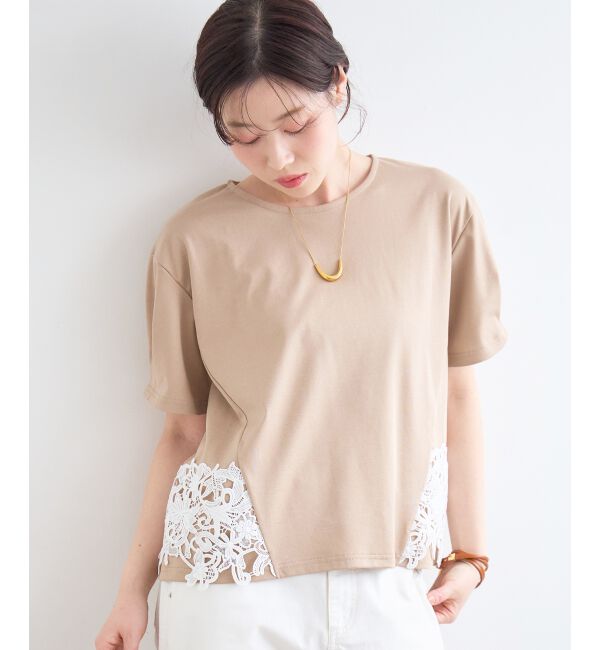  「サイドレースカットソー」|Tシャツ・カットソー|