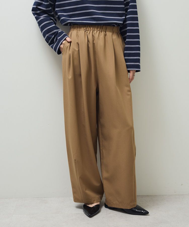 Green Parks「・ELENCARE DUE ツイルタックコクーンパンツ」|その他|Beige