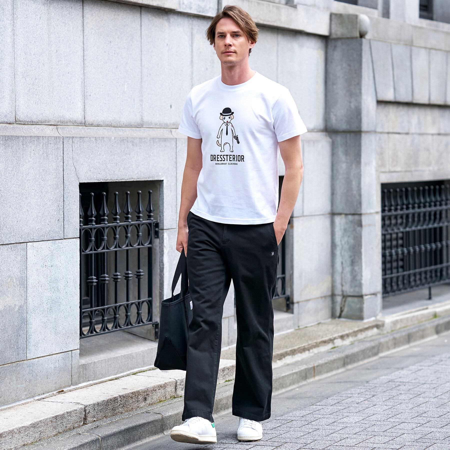 DRESSTERIOR「【EC＆大阪ルクア店限定】ボーラーハットクロックドッグTシャツ」|Tシャツ・カットソー|