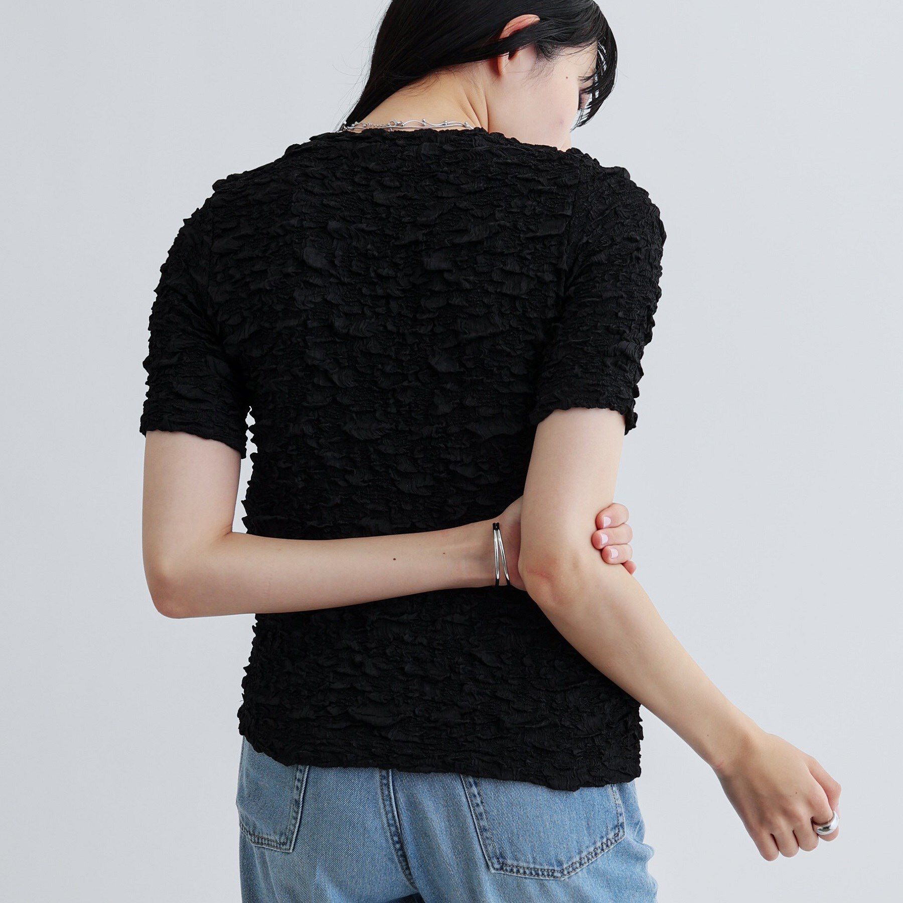 GALLEST「【セットアップ可能】ふくれジャカードトップス」|Tシャツ・カットソー|