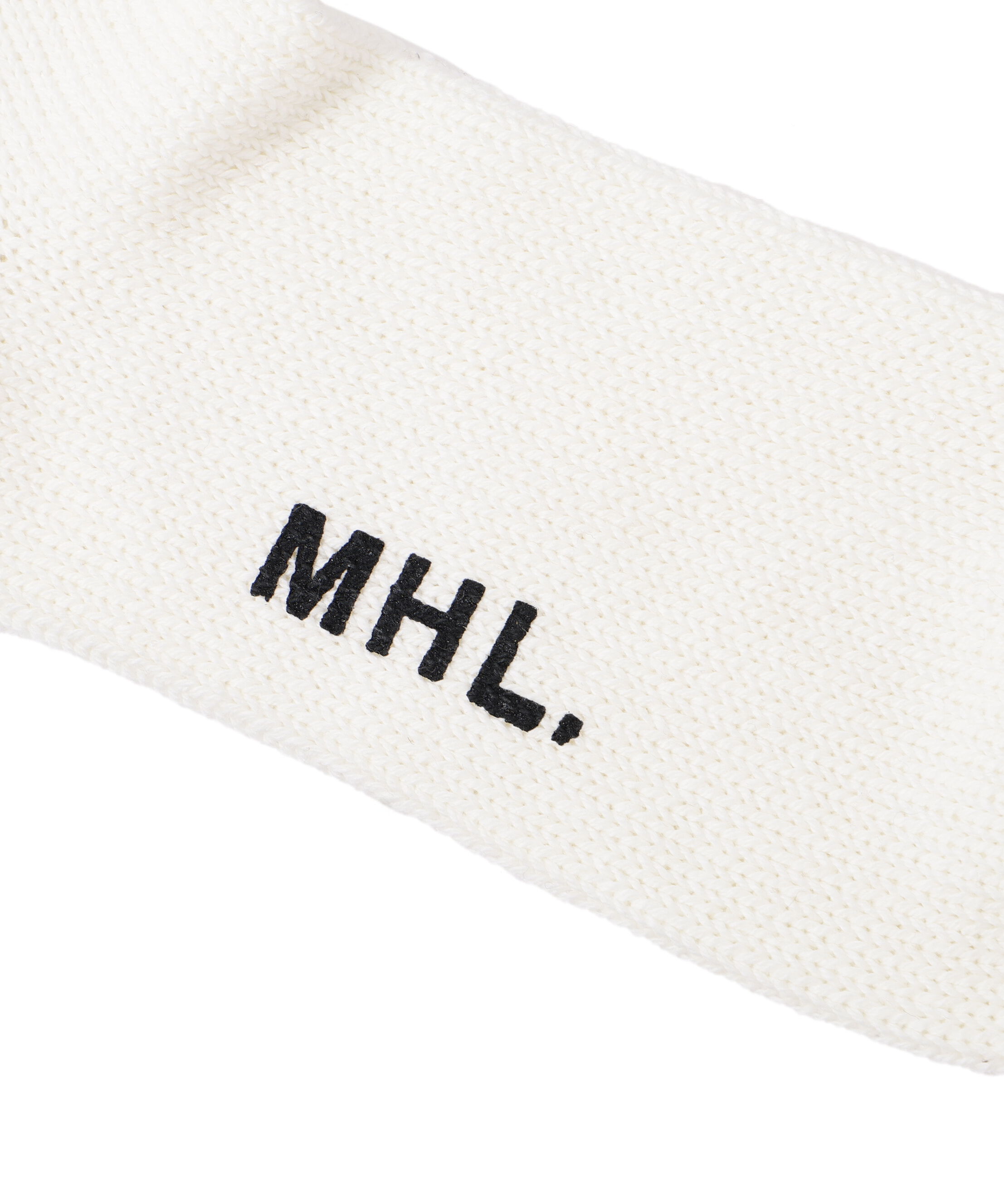 MHL.「RECYCLED COTTON RIB SOCKS」|ソックス|