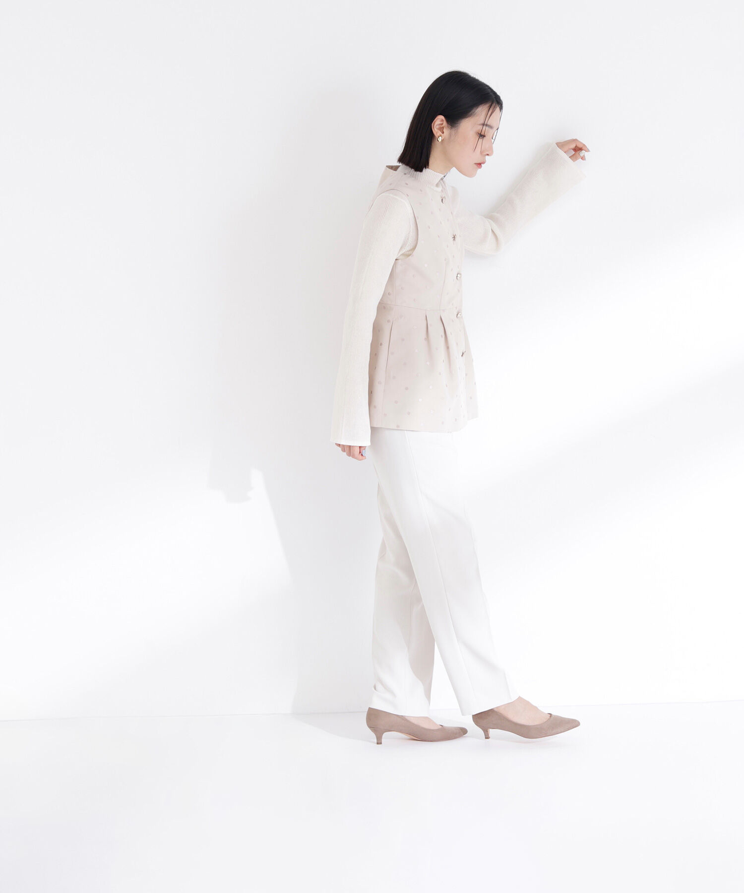  「ドットペプラムジレ」|ブルゾン・スタジャン|
