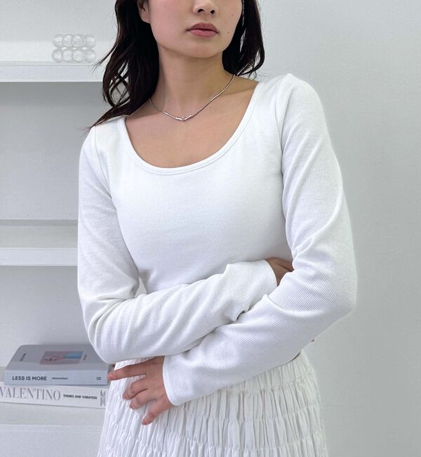 archives「カップ付クロップドテレコＴＯＰＳ／」|Tシャツ・カットソー|