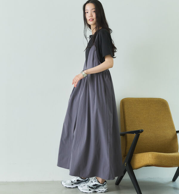 Doux archives「【接触冷感・ＵＶ・ウォッシャブル】ナイロンキャミワンピース」|ワンピース|