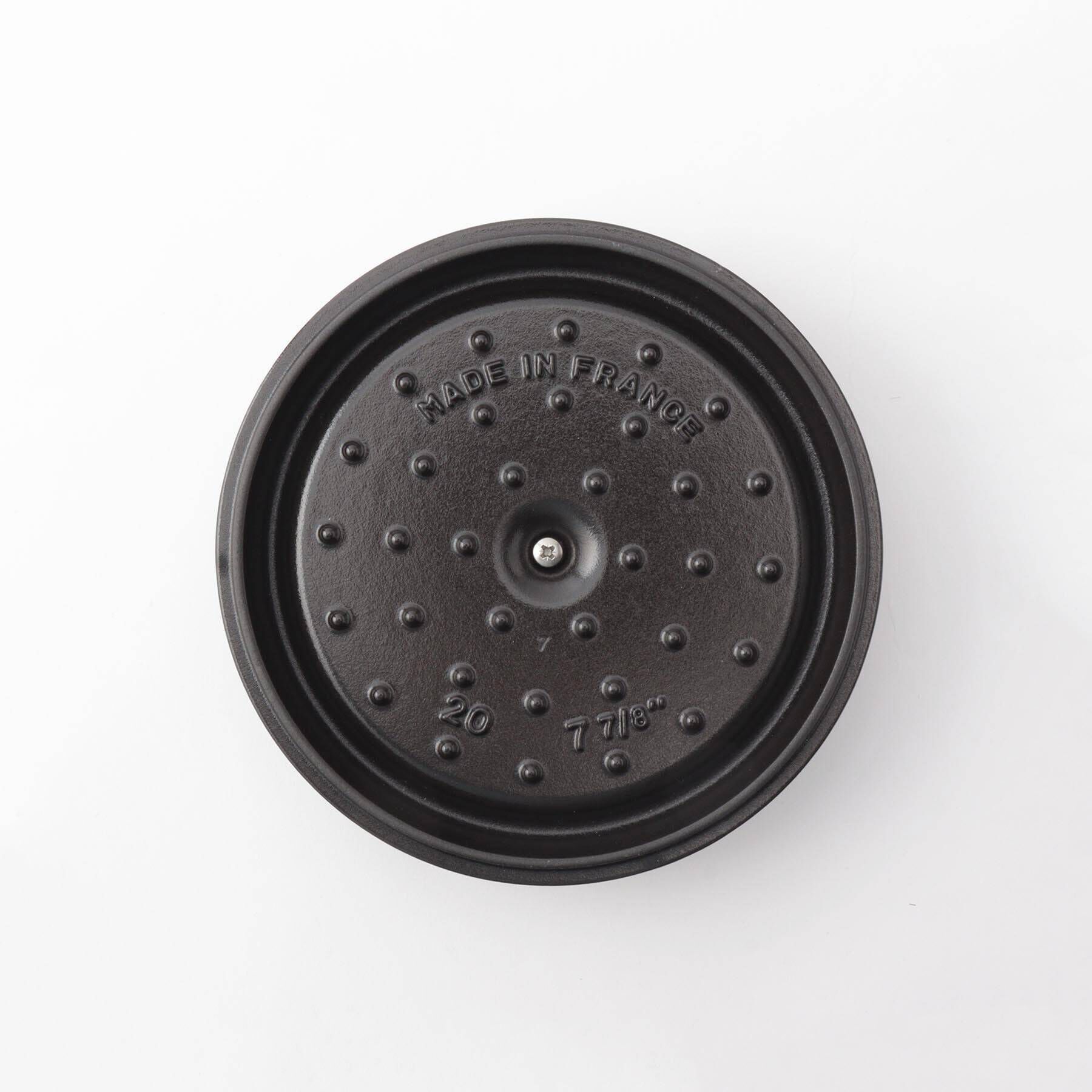 212 KITCHEN STORE「グランドココット ラウンド 20cm BK ＜STAUB ストウブ＞」|食器・キッチングッズ|