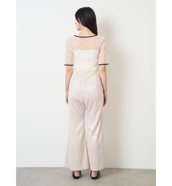 ELENDEEK「【yuumi&times;ELENDEEK】TUCK WIDE FLARE PT」|その他|
