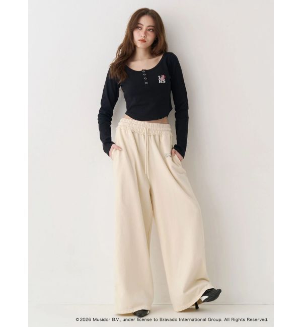EVRIS「パウダースウェットワイドパンツ【セットアップ着用可能】」|その他|