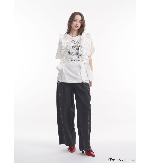 jouetie「【KevinCummins&times;jouetie】フォトダメージBIGTシャツ」|Tシャツ・カットソー|