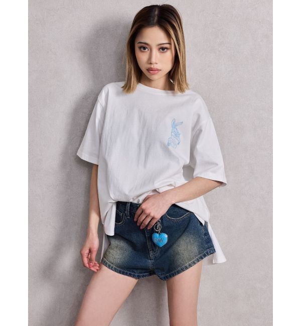 GYDA「ハイウエスト2WAY Symmetry GYDA INNER CONNECTデニムパンツ」|デニム|