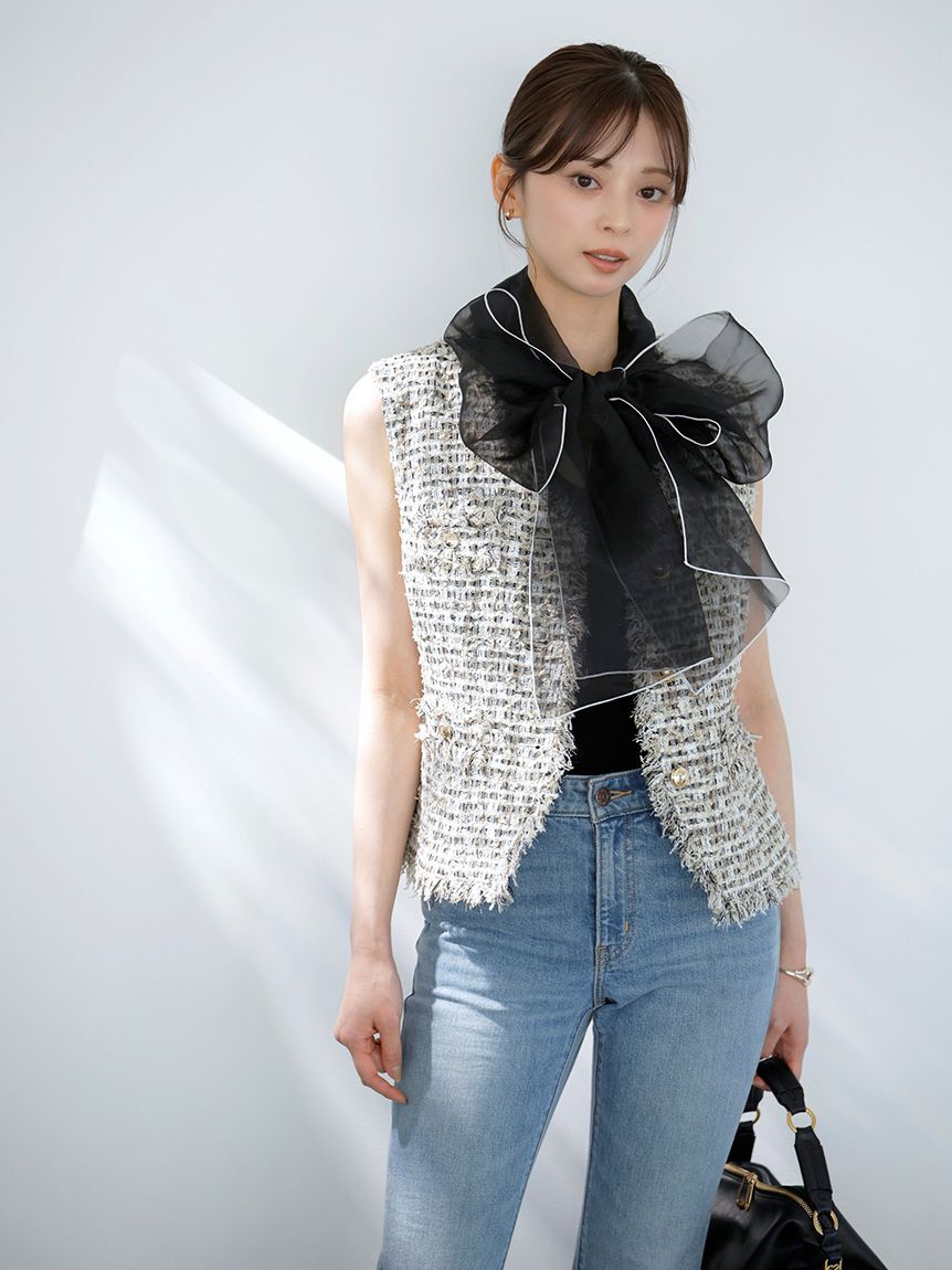SNIDEL「【STYLE UP PANTS】フレアデニム」|デニム|