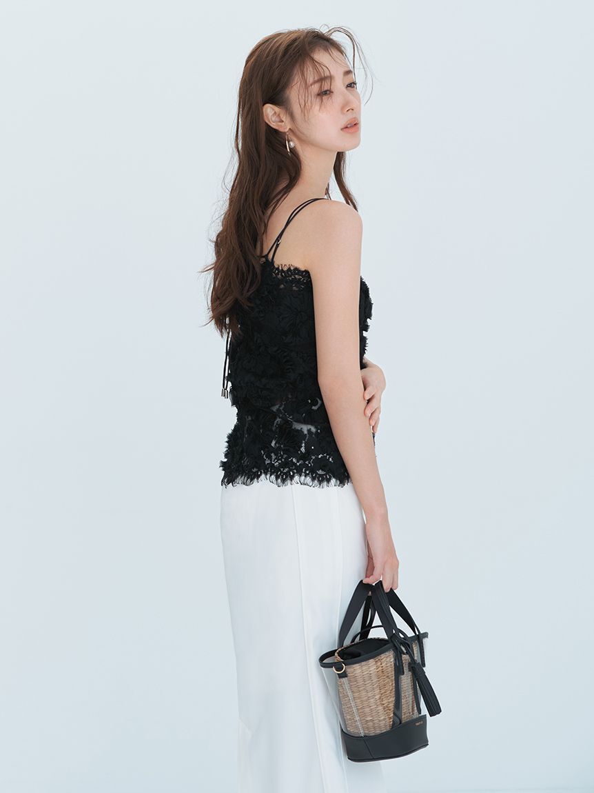 FRAY I.D「【BAGMATI】ビニールカゴバッグ」|かごバッグ|