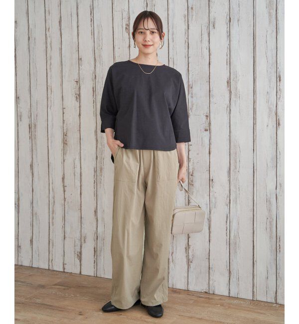ikka「【雑誌InRed5月号】ドライテックチノベイカーパンツ　【接触冷感／速乾】」|チノ|