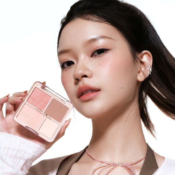  「JUDYDOLL わがままチークハイライター 05 めろ顔ロゼムース 本体 (9g)」|チーク|