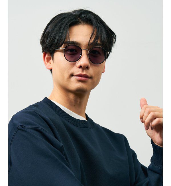  「ボストン型 調光サングラス｜UNITED ARROWS ﾚﾝｽﾞの色が変わる UVカット 紫外線対策 ユナイテッドアローズ」|サングラス|