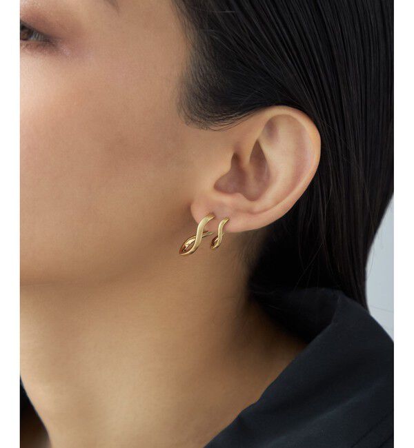 Jouete「[ダブルピアス] ウェーブ」|ピアス|