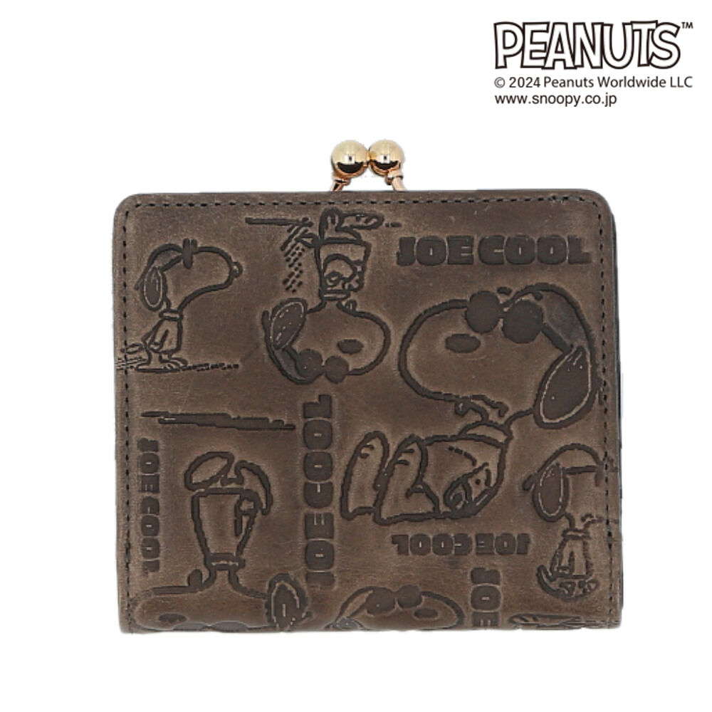 BACKYARD FAMILY「vintage peanuts 二つ折り財布 ミニ 通販 財布 お財布 おさいふ ウォレット」|財布|グレー1