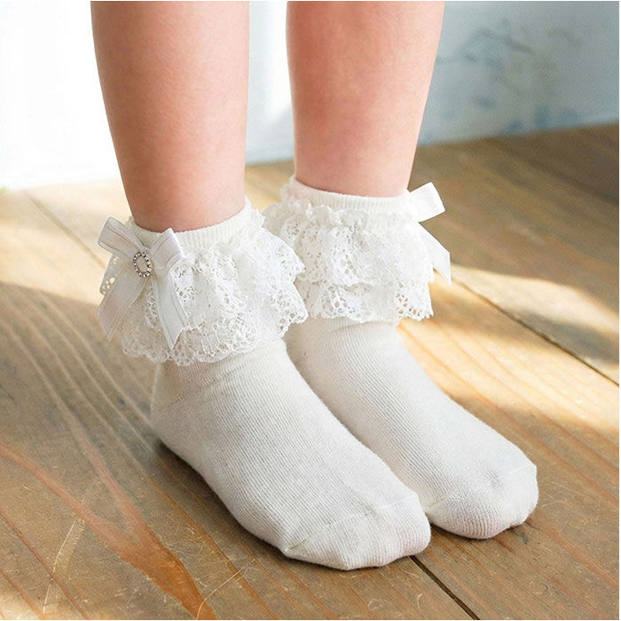 BACKYARD FAMILY「Rora 靴下 キッズ 通販 ローラ ソックス 女の子 ショートソックス レースソックス」|ソックス|
